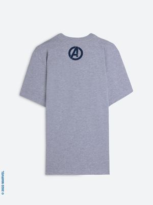 Camiseta Estampado Logo Avengers para Hombre 10127