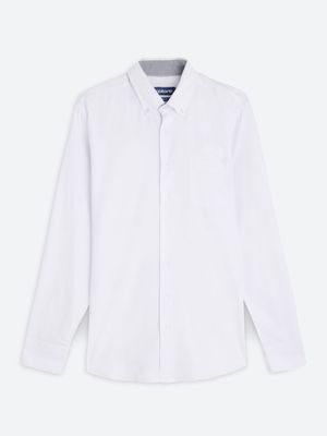 Camisa Casual Unicolor Slim Fit para Hombre 08964